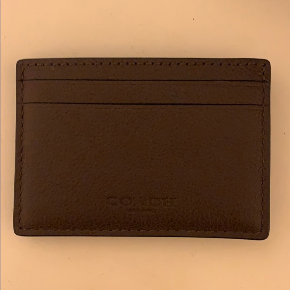Coach Men’s money clip card holder